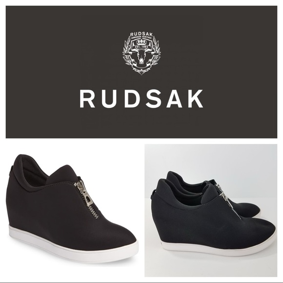 RUDSAK Shoes - ⭐️RUDSAK NEOPRENE/LEATHER ZIP UP WEDGE⭐️